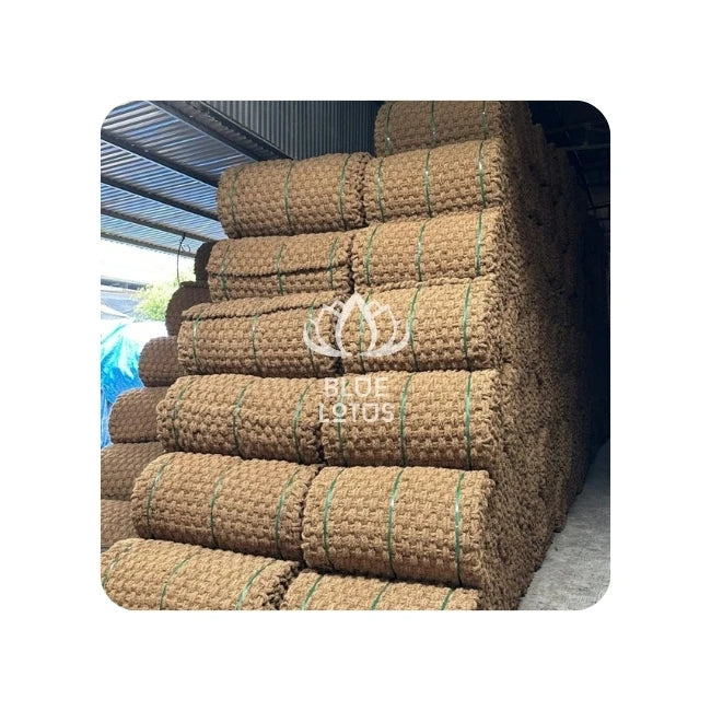 HOT PRODUCT 2025 Natural Handmade Coir Mat Anti Slip Coconut Fiber Rug Easy Clean Perfect For Indoor Outdoor Homes