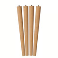 whole sale Rubber wooden furniture legs tapered table legs wood chair support for office Made in Cambodia
