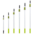 Multi-function DIY Industrial Roller Brush Extension Splicing Telescopic Rod Cleaning Tool Aluminum Alloy ODM Customizable