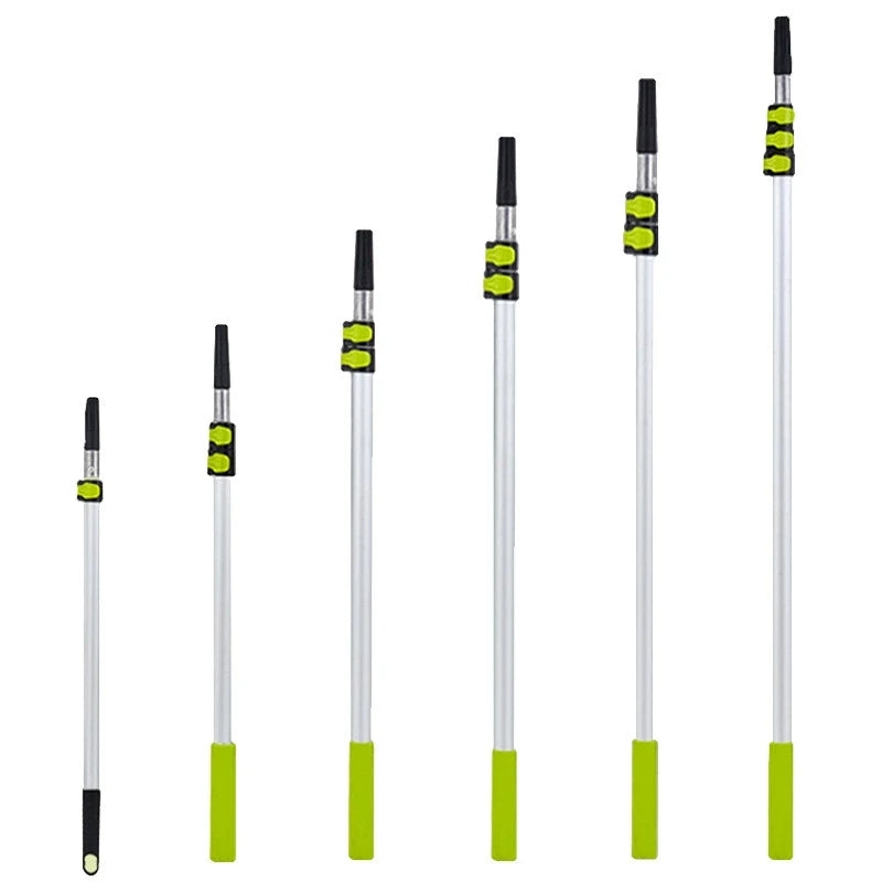 Multi-function DIY Industrial Roller Brush Extension Splicing Telescopic Rod Cleaning Tool Aluminum Alloy ODM Customizable