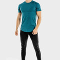 Active Athletic Drifit Men's Fitted Gym T-Shirt-Quick Dry Breathable Customizable Gym Wear