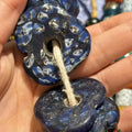 Handmade Mixed Recycled Glass Beads Assorted Round African Trade Beads Green Box for Jewelry Making