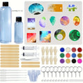53-piece Epoxy Resin Set Suitable for Art Jewelry Handicraft Keychains Including Transparent Casting Resin Colorants Mixing Tool