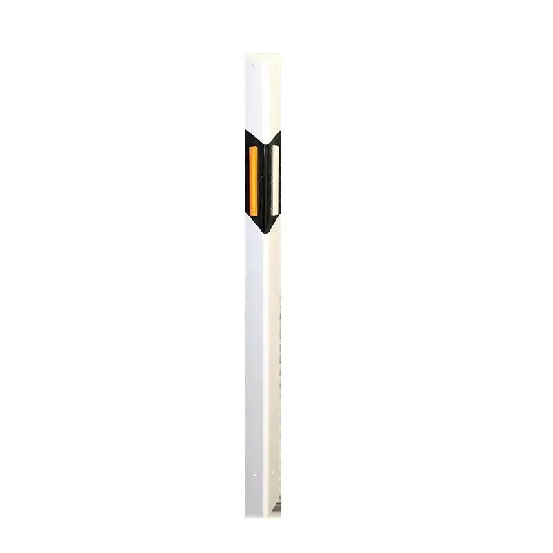 Customized Height PVC Roadway Safety Diamond Reflective Roadside Warning Guide Flexible White Traffic Delineator Post