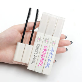 Wholesale Custom LOGO 4D Fiber White Mascara Eyebrows Waterproof Long Lasting Silk Fiber Mascara