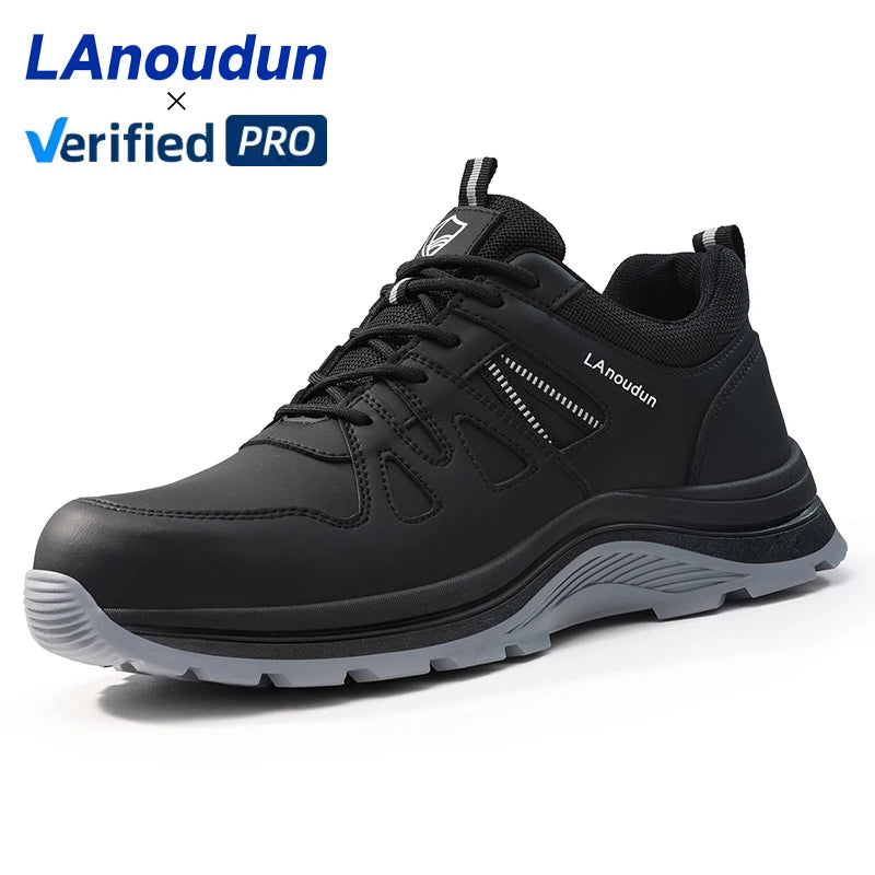 LAnoudun New Fashion Hiking Series Microfiber Upper Safety Shoes Anti-Puncture Light Weight Safety Shoes MegaBDM
