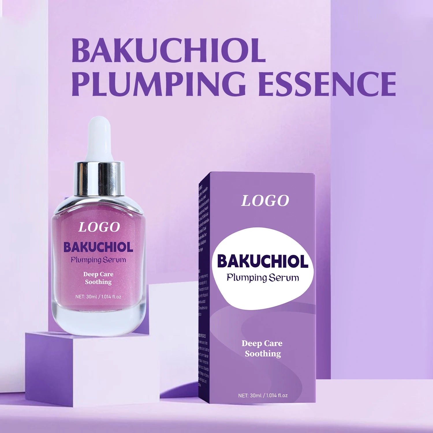 BLIW Private Label Korean Whitening Moisturizing Firming Anti Aging Fine Lines Niacinamide Glow Skin Bakuchiol Plumping Srerum
