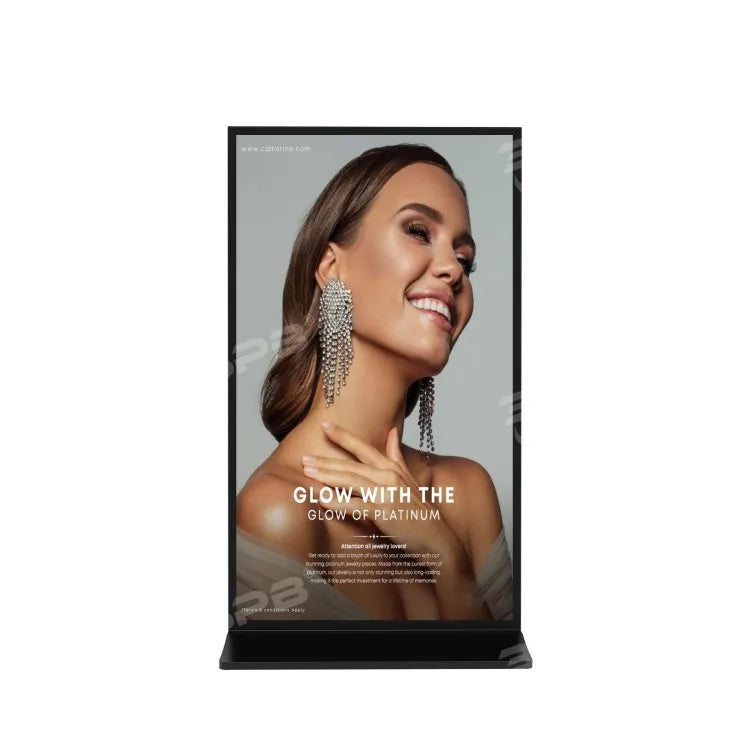 YINGLUX IFS65B 65inch Android Full Screen Floor Standing Digital Signage Indoor Infrared Touch Kiosk Hotel Shopping Mall