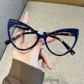 Fashion Optical Frames for Women Anti Blue Light Glasses High Quality Metal Hinge Large Cat Eye Eyeglasses Frames Wholesale MegaBDM