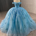Jancember 241028 Exclusive Sequins Flower Ball Gown Evening Sweet 16 Girls Dresses