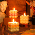 3D Silicone Candle Mold Soap Mold Candle Wick Support Sticks Hand Twist Drill Overlap Ball Mold for Chocolate Candies