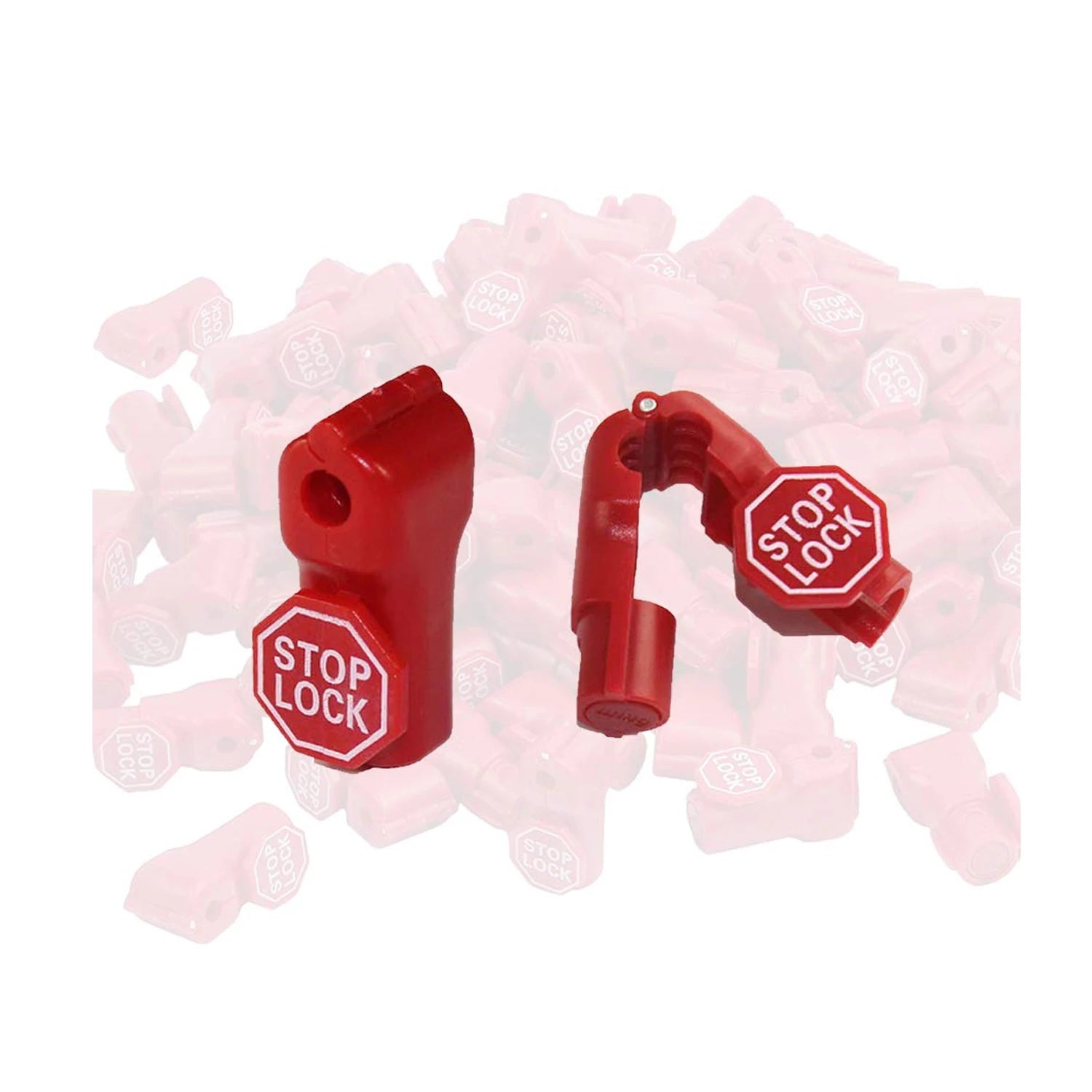 Anti-Theft ABS Stop Lock Magnetic Key Shop Hook Lock for Store Display and Supermarket Pegboard Hooks