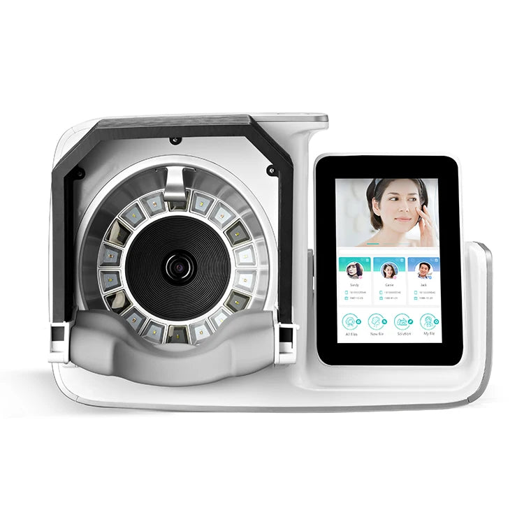 Facial Skin Analyzer Machine 3D Digital Skin Wrinkle Pigmentation Acne Analysis Face Scanner HD Imaging Water Oil Tester