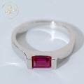 Hot Selling Luxury 925 Sterling Silver Signet Ring Custom VVS Lab Grown Diamond Fine Women's Jewelry