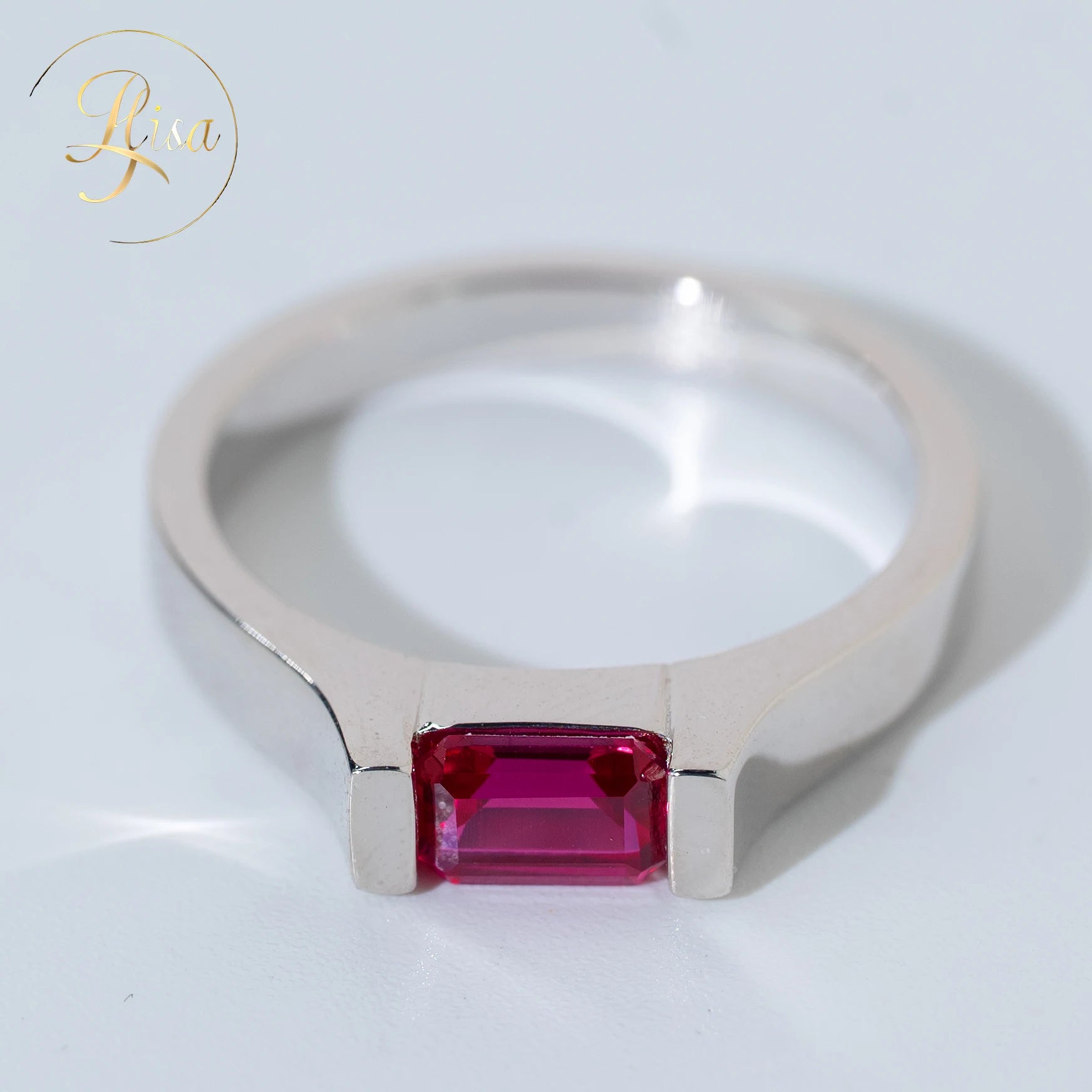 Hot Selling Luxury 925 Sterling Silver Signet Ring Custom VVS Lab Grown Diamond Fine Women's Jewelry