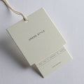 Customized Luxury Clothing Swing Label Clothing hang Tag Tags and Labels for Luxury t Shirts Clothing Brand Tags