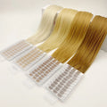 High Quality 12A European Remy Virgin Human Hair V-Light Extensions Single Weft 14"-24" Length Full Aligned Double Drawn Custom