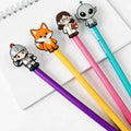 2026 Manufacturer Soft Pvc Pen Topper Cartoon Cute Pencil Cover Pencil Topper Silicone Soft Rubber Cartoon Cute Pen Toppers MegaBDM