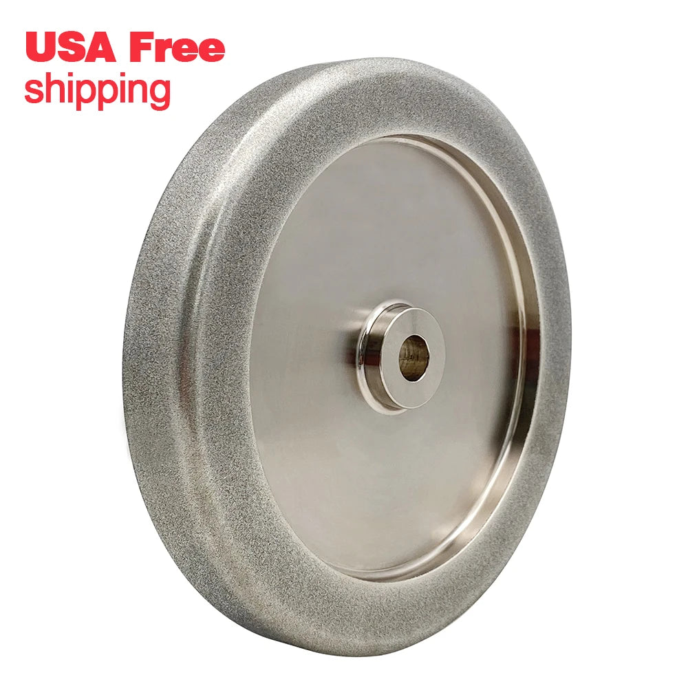 CBN 4 in 1 Grinding Wheel 180 Grit Electroplated for Sharpening Woodturning Tools High Speed Steel Tools
