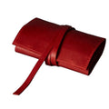 Customized logo Size Colors Leather Jewelry Bag Portable Ring Necklace Earring Roll Pouch Jewelry Storage Bag