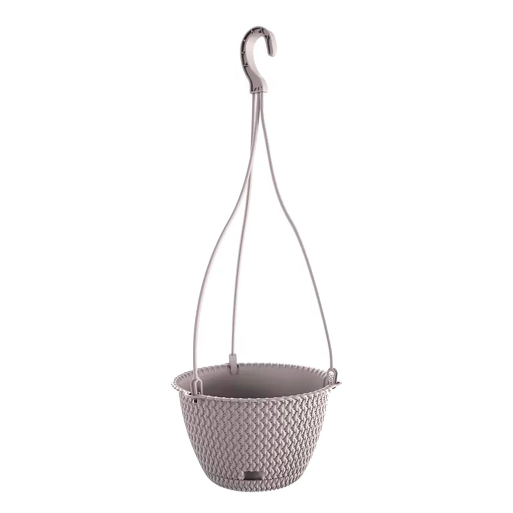 SPLOFY ROUND W 3L. hanging planter dimensions (mm) 230x230x145 Mocca color