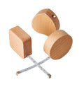 Eco Friendly Wooden Bamboo Case Tape Measure Measuring Tools Retractable Steel Tape Measure Metric Measurement Sewing Home Tools