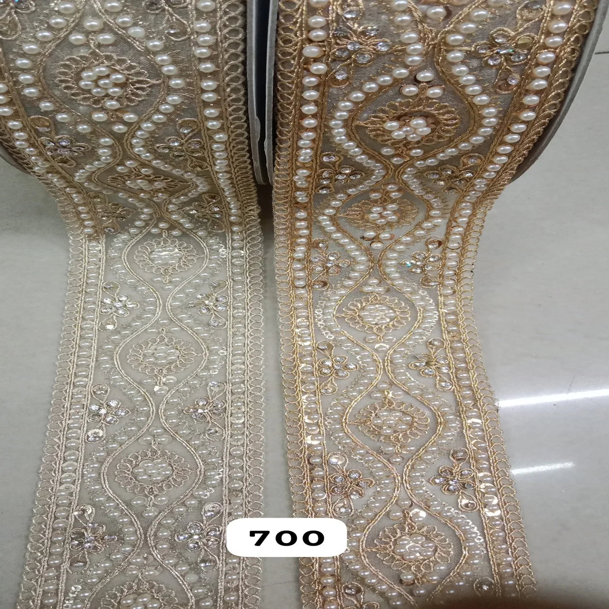 Modern Geometric Fancy Luxury Eco-Friendly Cotton Embroidered Lace Trim for High Fashion Bohemian Bags Soft & Lightweight