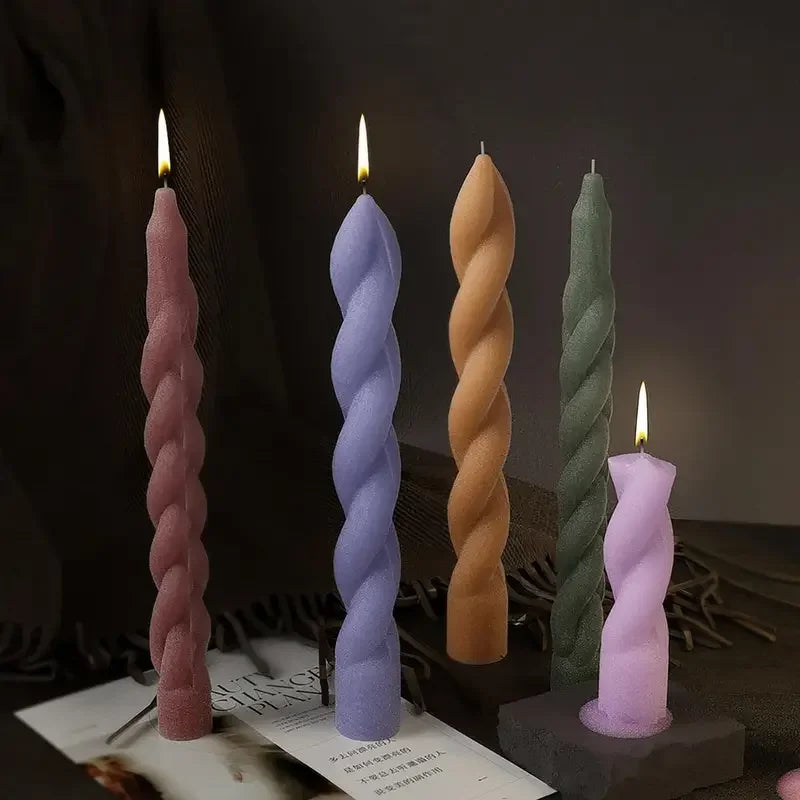 Roman Column Candle Mold Unique High Column Silicone Candle Mold for Home Decor and Jewelry Casting