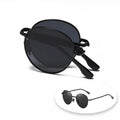 2025 Fashion Men Women Foldable Round Driving Sun Glasses UV400 Metal Folding Polarized Sunglasses Men Women