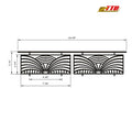 Made in Vietnam Modern Wrought Iron Railings for Villa Balconies
