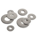 Factory Wholesale  M2-M12 Stainless Steel DIN125  Large Plain Steel Flat Washer  for Hexagon Bolts and Nuts Flat Washer
