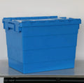 80 Liter Logistic Industrial Plastic Stackable Nestable Moving Warehouse Storage Totes Rent Reusable Plastic Moving Boxes
