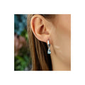 Azuris 925 Sterling Silver Drop Stone Earrings Made in Turkey