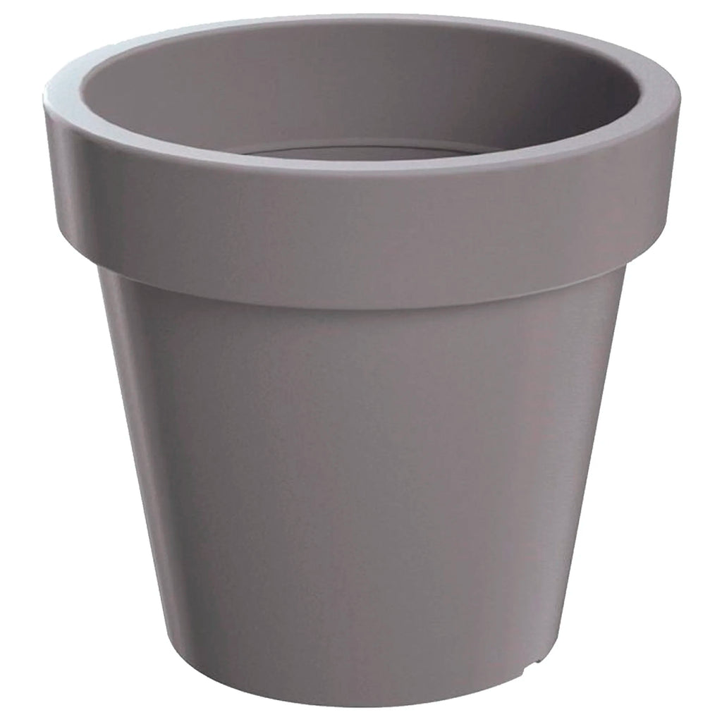 LEXO ROUND 430L planter dimensions (mm) 995x995x915 color Stone Grey