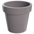 LEXO ROUND 430L planter dimensions (mm) 995x995x915 color Stone Grey