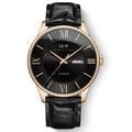 I&W Luxury Brand High-End Men's Mechanical Watch New MIYOTA Automatic Sapphire Waterproof Relogio Masculino with Leather Band