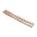 Custom 2*12P 22.5mm Spacing Copper Busbar 0.3MMCopper + Nickel Composite Busbar for 21700 Battery Spot Welding Copper Sheets MegaBDM