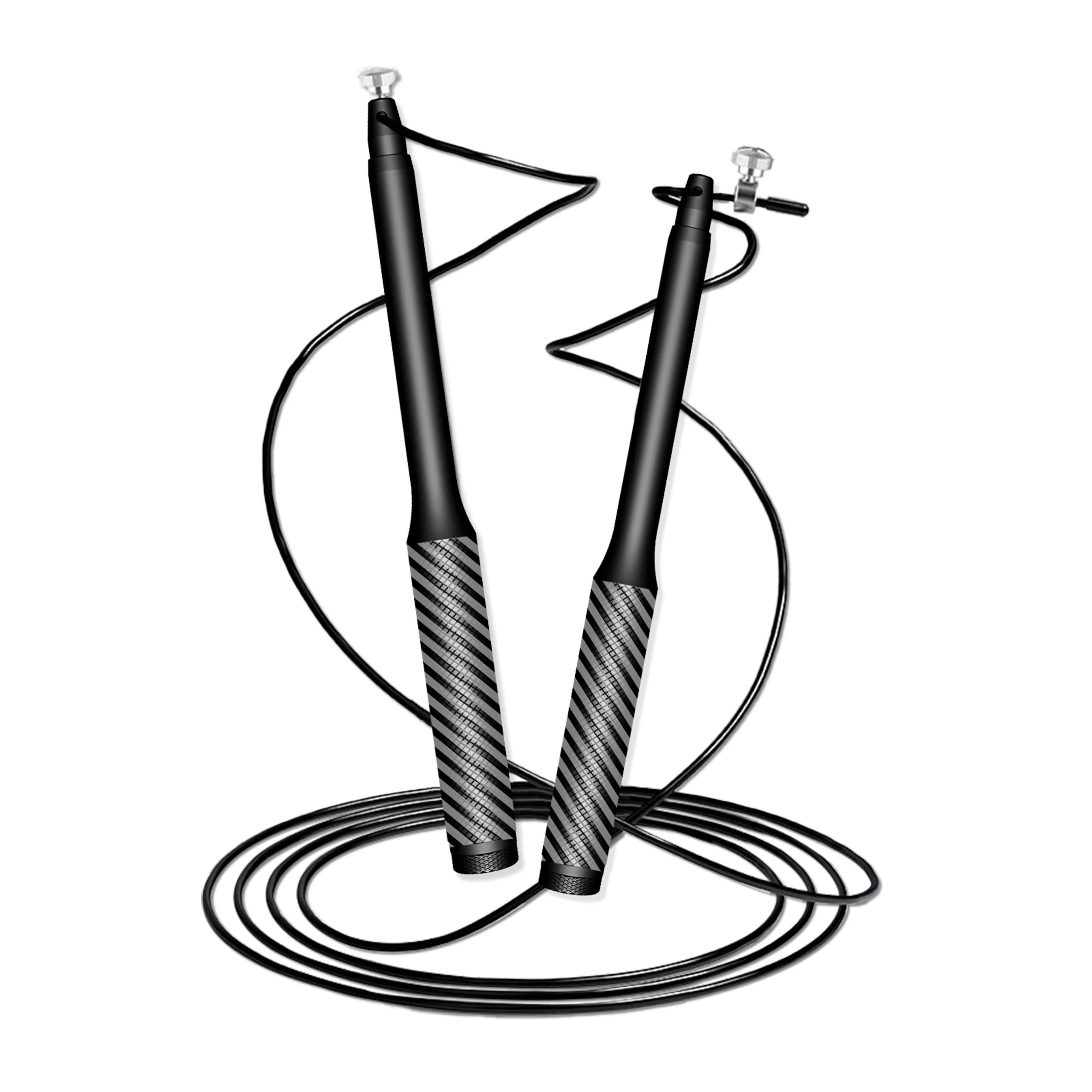 Factory Supplier 2026 New Design Speed Jump Rope Handle with Printing Pattern 2.5mm Thick Cable