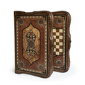 Helena Wood Art Traditional Hand-Carved Massive Handmade Backgammon Set Rosewood 51cm X 32cm X 7cm