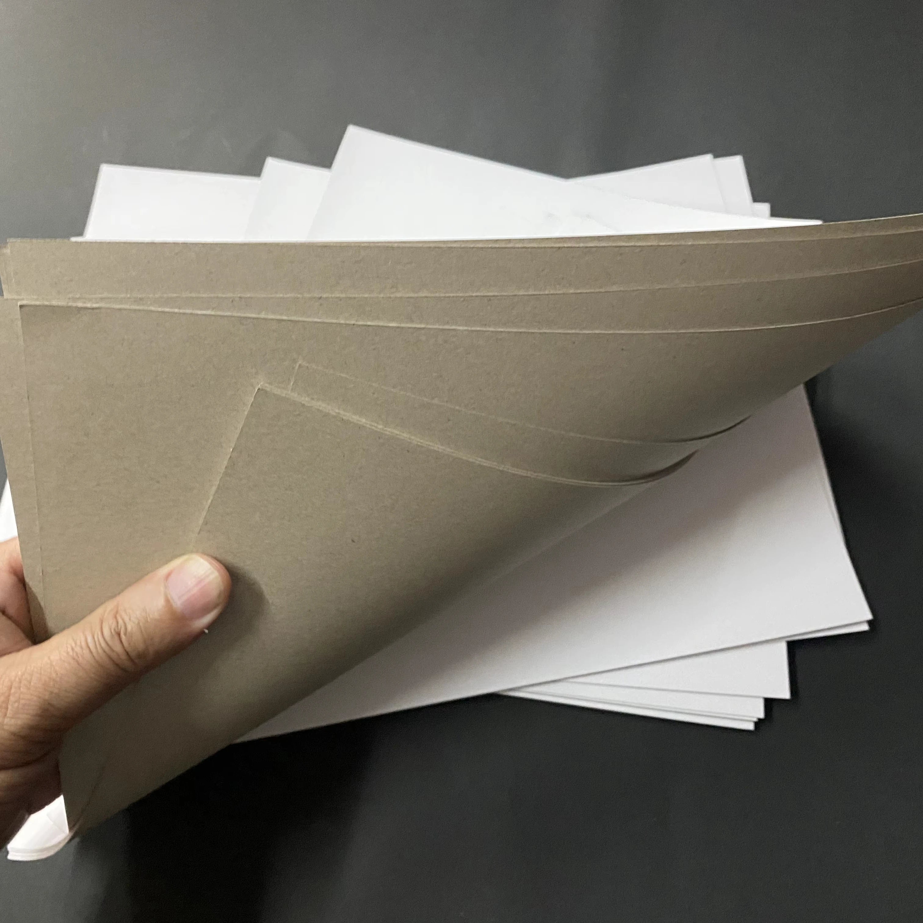 White Double Coated Duplex Cardboard Board Waterproof Digital Printing Compatible Recyclable HD Brand for Gift & Craft