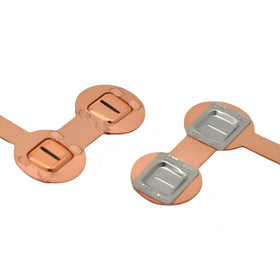 WELLGO Copper Nickel Plated Copper Strip High Current Connector 1*2P Battery Nickel-Plated Flexible Copper Busbars