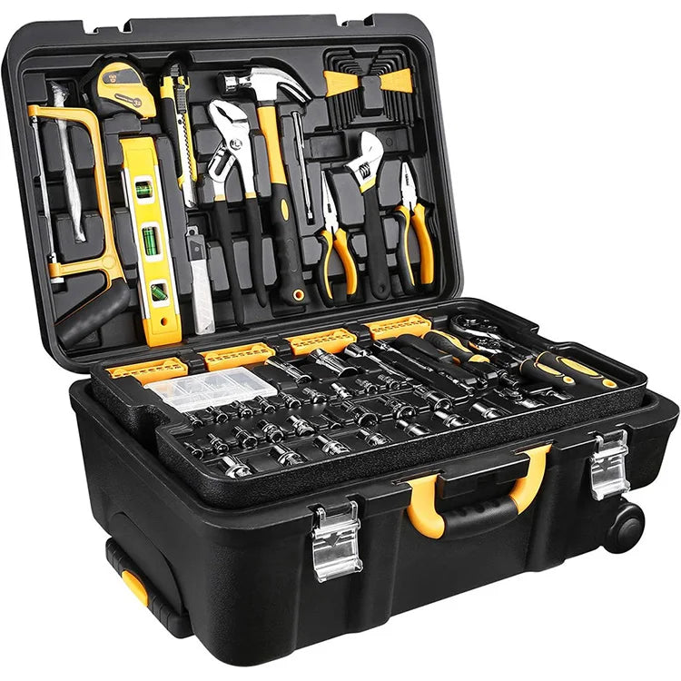 Ifixpro New Product Tool Kits Household Basic Complete Hand Repair Portable Tool Set 258 Pieces Mechanics Tool Set