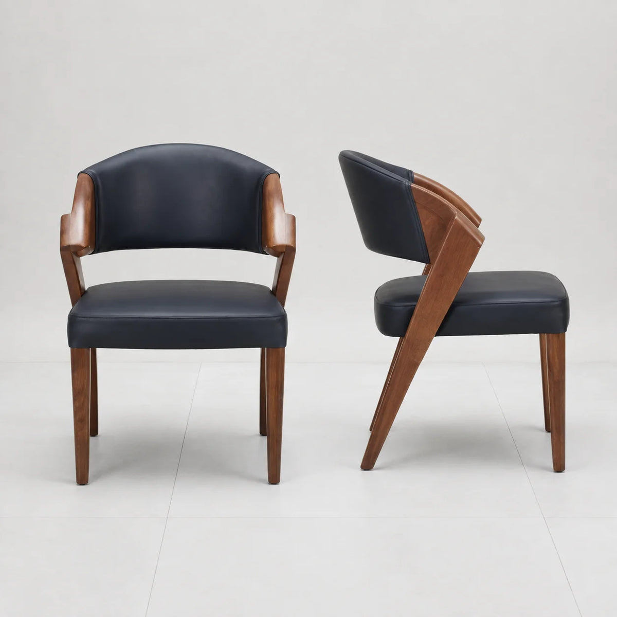 In Stock French Style Pizza Coffee Shop Furniture Single Armchair Fast Shipping Wooden Legs Padded Seat Cafe Restaurant Chair MegaBDM