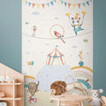 Germany Made Non Woven Wall Mural for Kids' Room & Nursery Bedroom Wash-Resistant Removable Colourful Large Format 1.59x2.80m