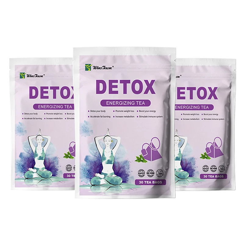 Wholesale Green Cleaning Herbal Tea Bag Winstown Organic Tea Detox Energizing Hot Sale Natural Organic Herbs Organic Green Tea