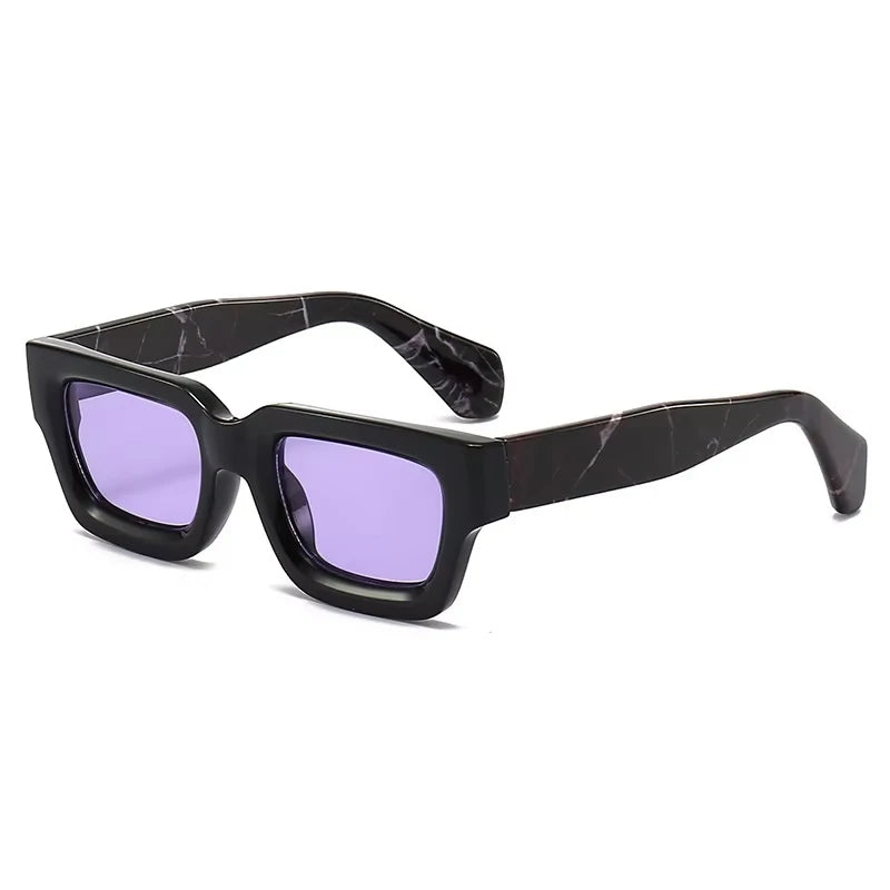 Logo Custom 2025 Classic Retro Cat Eye Rectangle Sun Glasses UV400 Punk Square Sunglasses Men Women