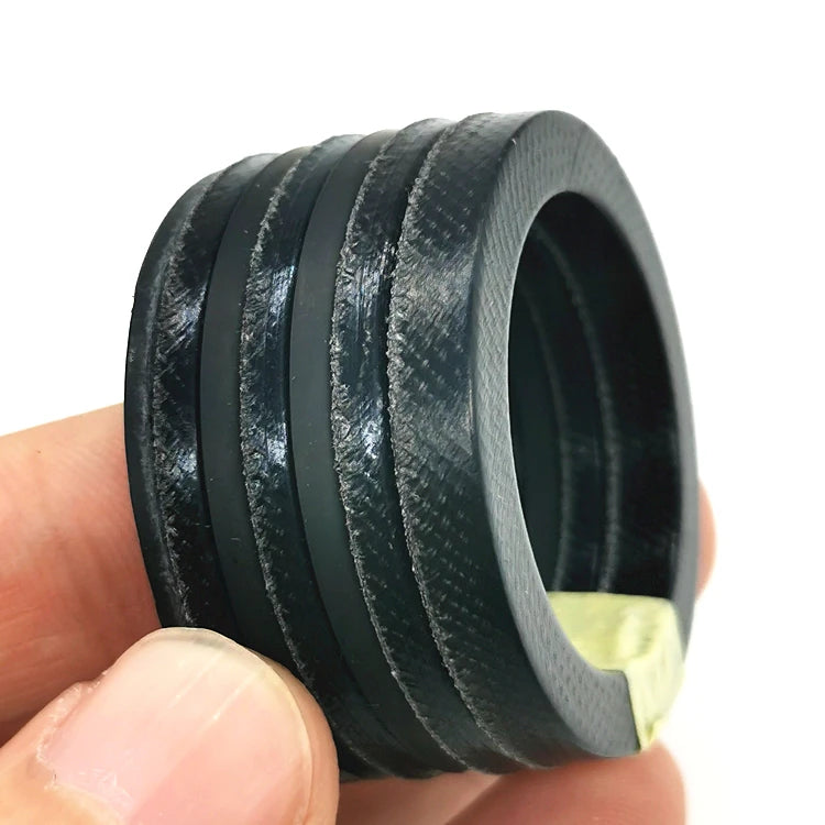 Rod Seal K01  V Type Oil Seal Rubber Cotton Fabric NBR Hydraulic Cylinder V Ring Seal for Hydraulic Mud Pump Seals