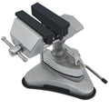 Boasta Heavy-Duty 360Â° Swivel Vacuum Base Bench Vise 70mm Jaw Opening Aluminum Alloy Universal Clamp for Jewelry Wax Carving DIY