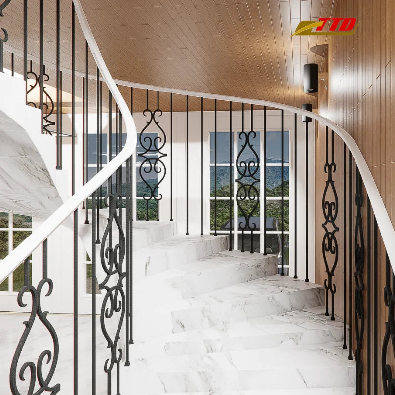 Sleek and Strong Iron Stair Railings for Modern Homes That Prioritize Safety Design Harmony and Long-Term Performance