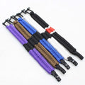 Wholesale Custom 550 Paracord Bracelet Chicken Buckle Paracord Bracelet Brazilian Jiu-Jitsu Ribbon Paracord Bracelet MegaBDM